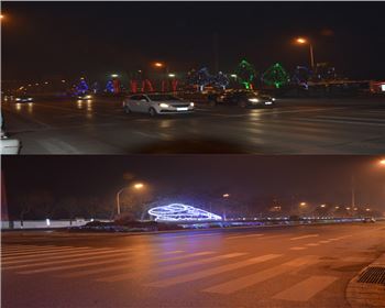 內蒙古節日亮化項目北客站