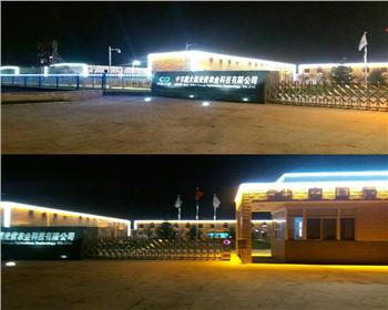 湖北廠區樓宇亮化-湖北省渭南市大荔縣亮化項目