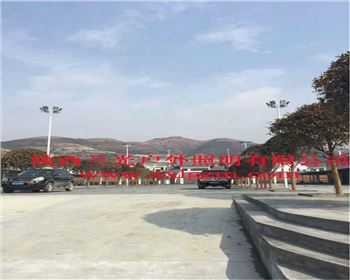 青海高桿燈-青海省安康市殯儀館路燈照明工程項(xiàng)目