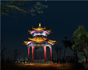 內蒙古涇河工業園春節街道節日亮化